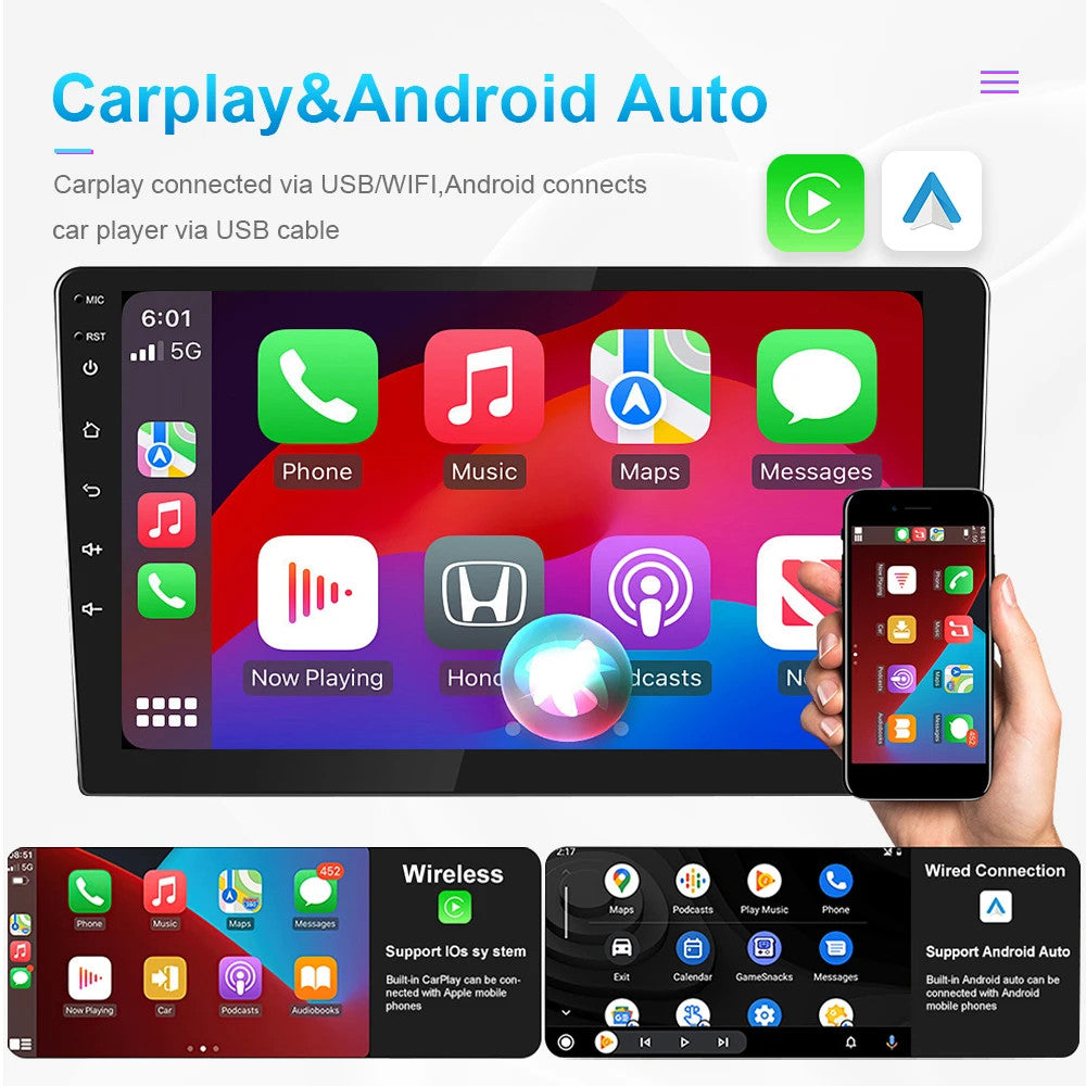 Android CarPlay Car Radio for FIAT 500X 2014-2020 Stereo GPS Video Player Screen