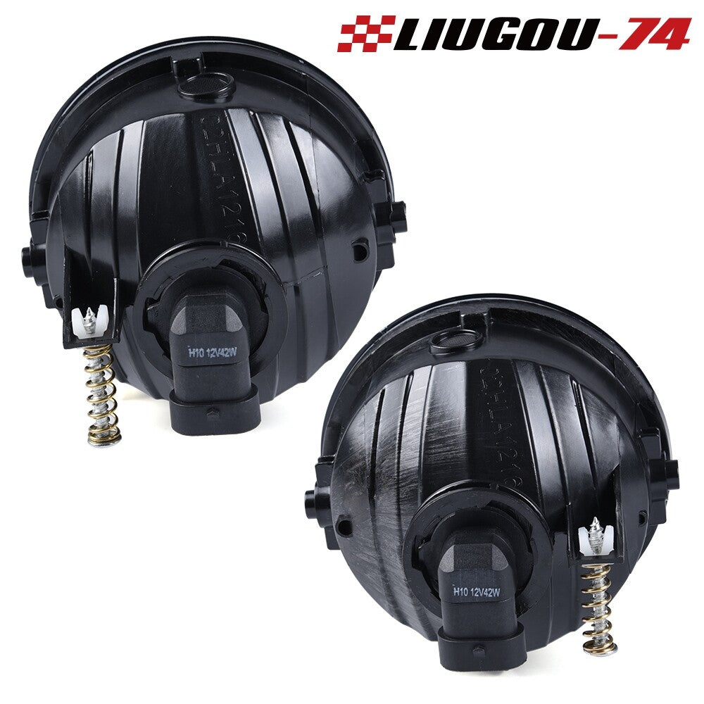 Suitable for 2006-10 for Ford F-150. Smoked lens front fog light with bulb (left + right -).