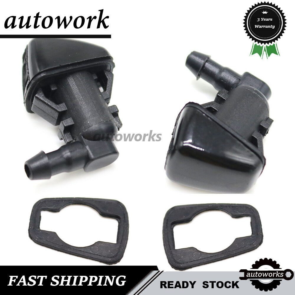 2x Sprayer Windshield Washer Nozzle for 25823360 25823361 8S4Z17603AA 7T4Z17603A