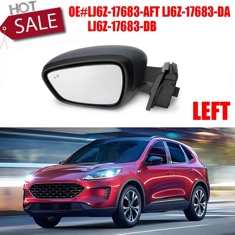 1 driver's side left mirror LJ6Z-17683-DA for Ford Escape 2020-2023 (2001-2002)