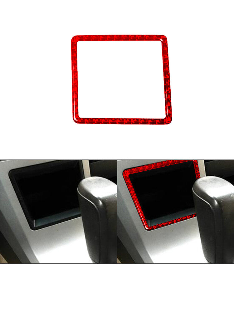 Red Storage Above Gearbox Type A Trim Carbon Fibre for Toyota Tundra 2007-2013
