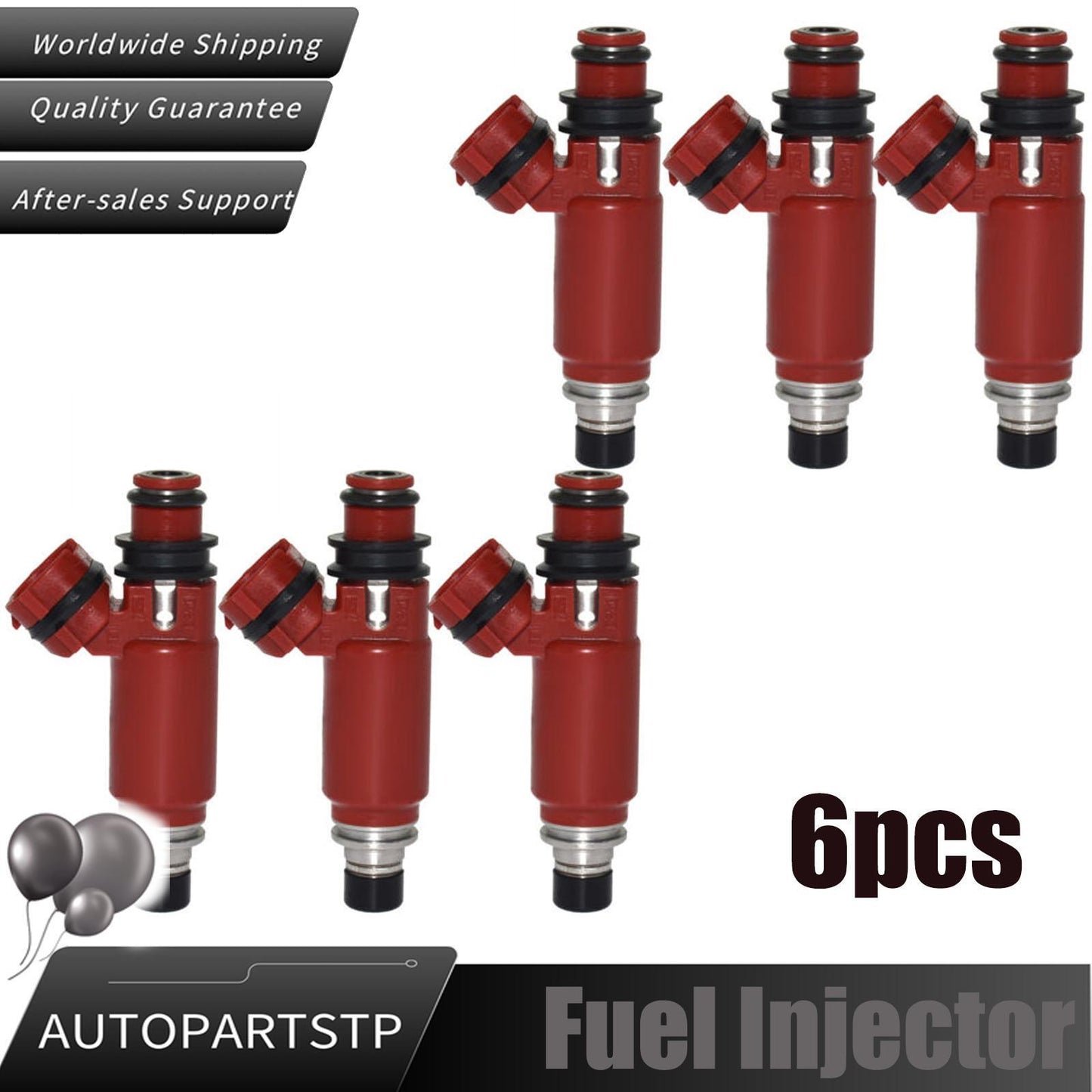 6x Fuel Injector for Mazda Miata for Chevy Metro for Suzuki for Swift 1571052G00 195500-3260