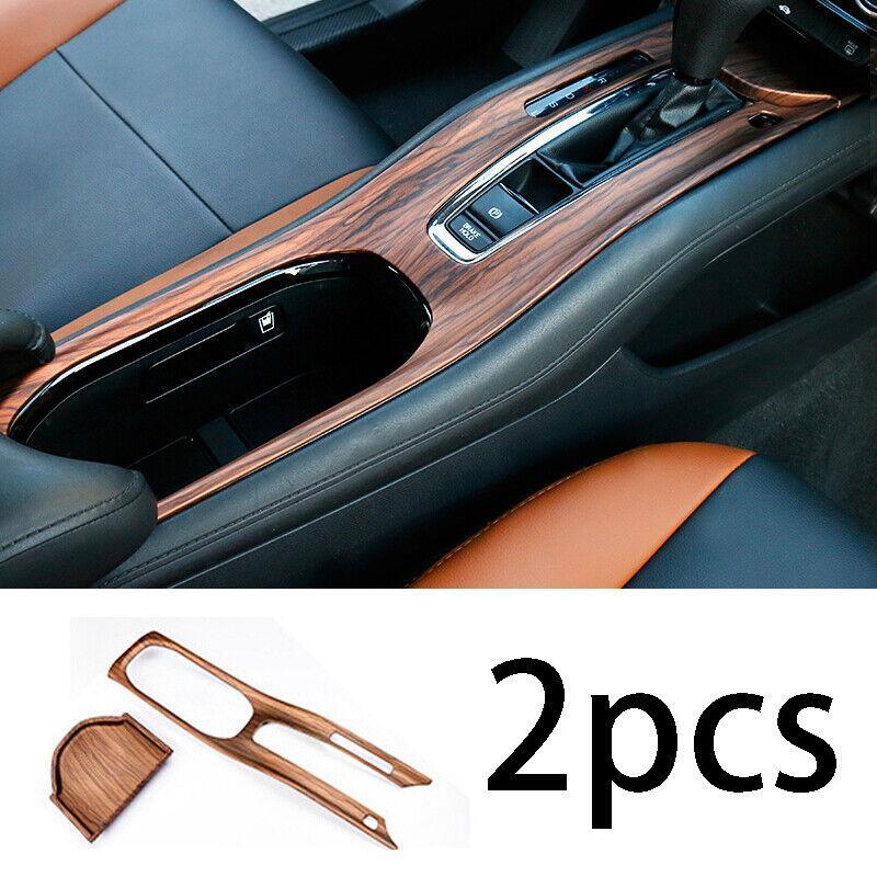 Peach Wood Grain 1.5L Middle Console Gear Shift Panel Trim for Honda HR-V 16-20