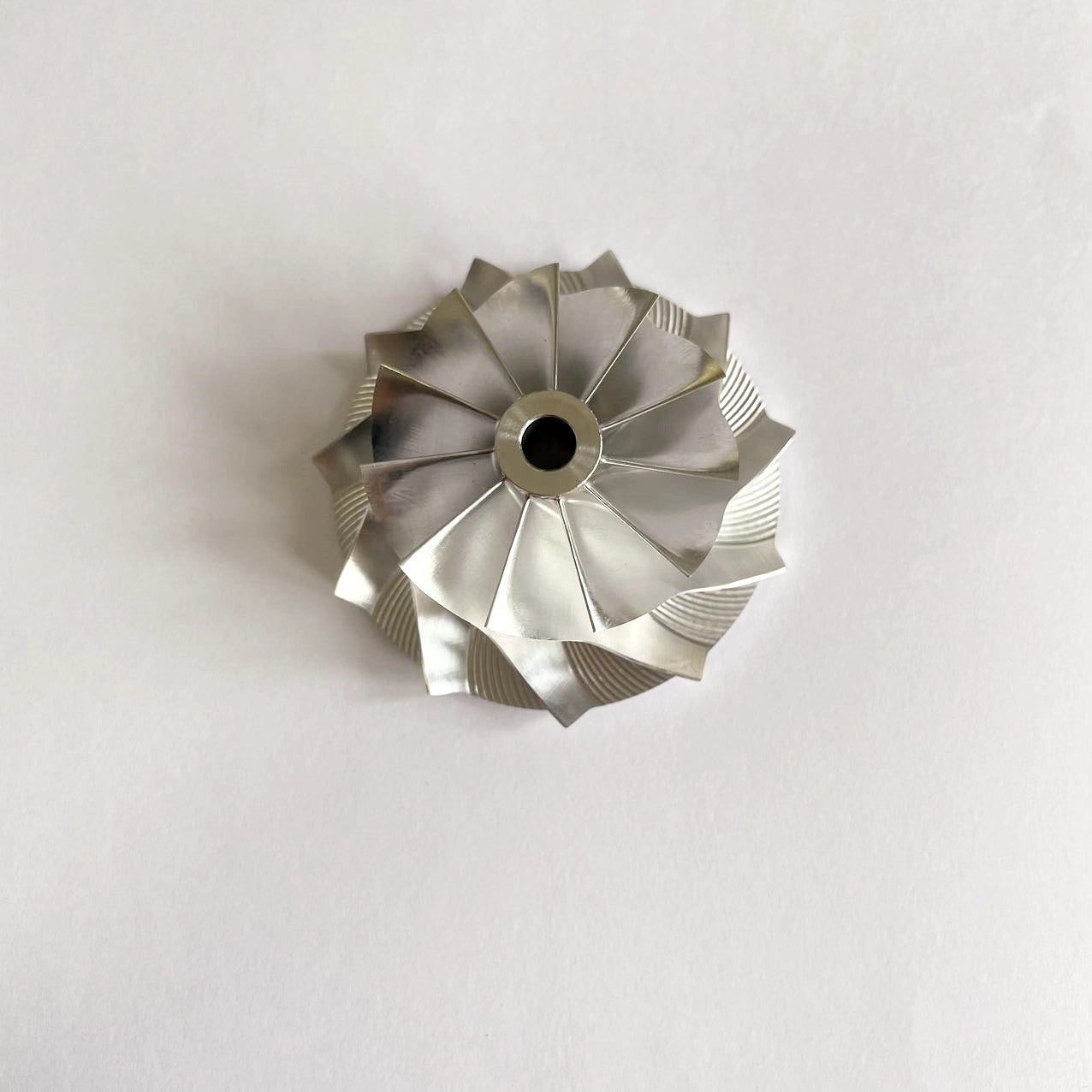 TD0435 10T-SB 35.50/49.00mm 11+0 Blade High-Performance Steel Billet Compressor Wheel