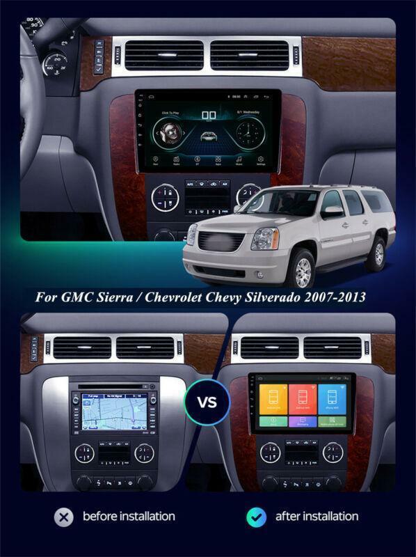 For 2007-2013 for Chevy Silverado for GMC for Sierra 9 Android 10.1 Radio Stereo Head Unit