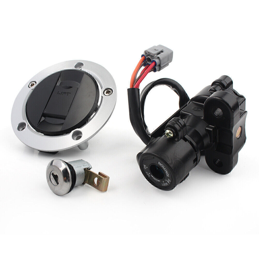 Ignition Switch Fuel Gas Tank Cover Lock w/Key for 04-15 for Suzuki GSXR600 750 1000
