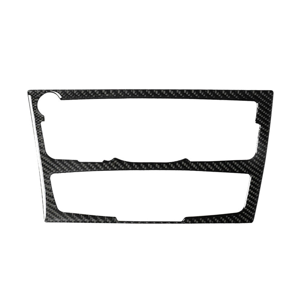 For 2010-2016 for Audi A4 B8 A5 Carbon Fiber Console AC/ CD Panel Frame Cover Trim