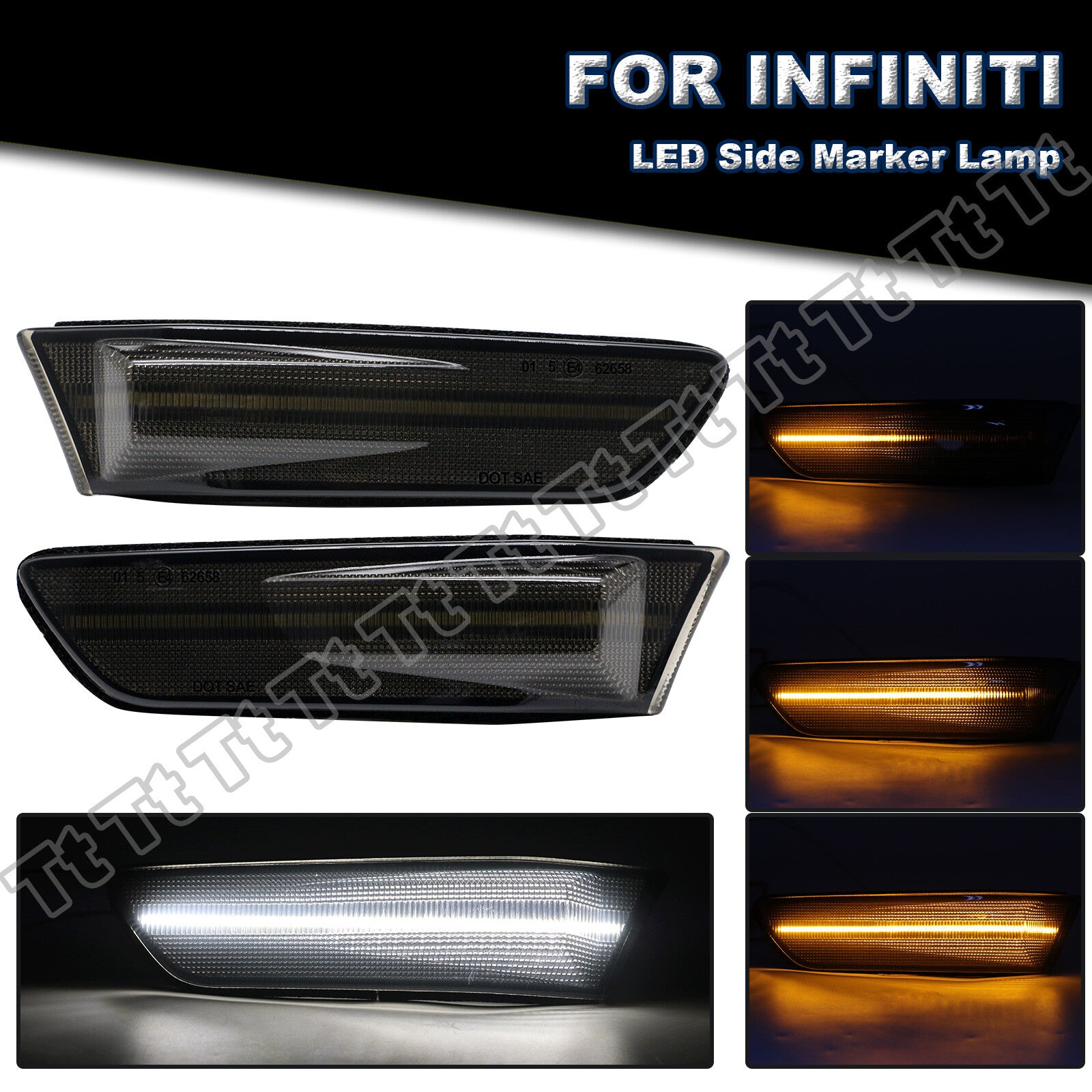 LED strip lights, LED tube lights 03-07, G35 Coupe-shaped light bar/light bar.