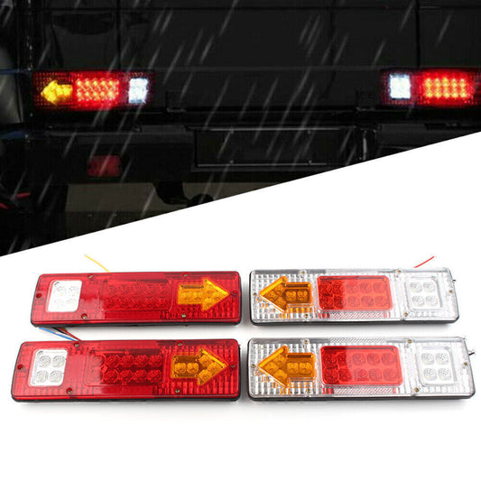 LED Tail Light Brake Turn Signal Lamp For Trailers Trucks Caravans Vans Boats