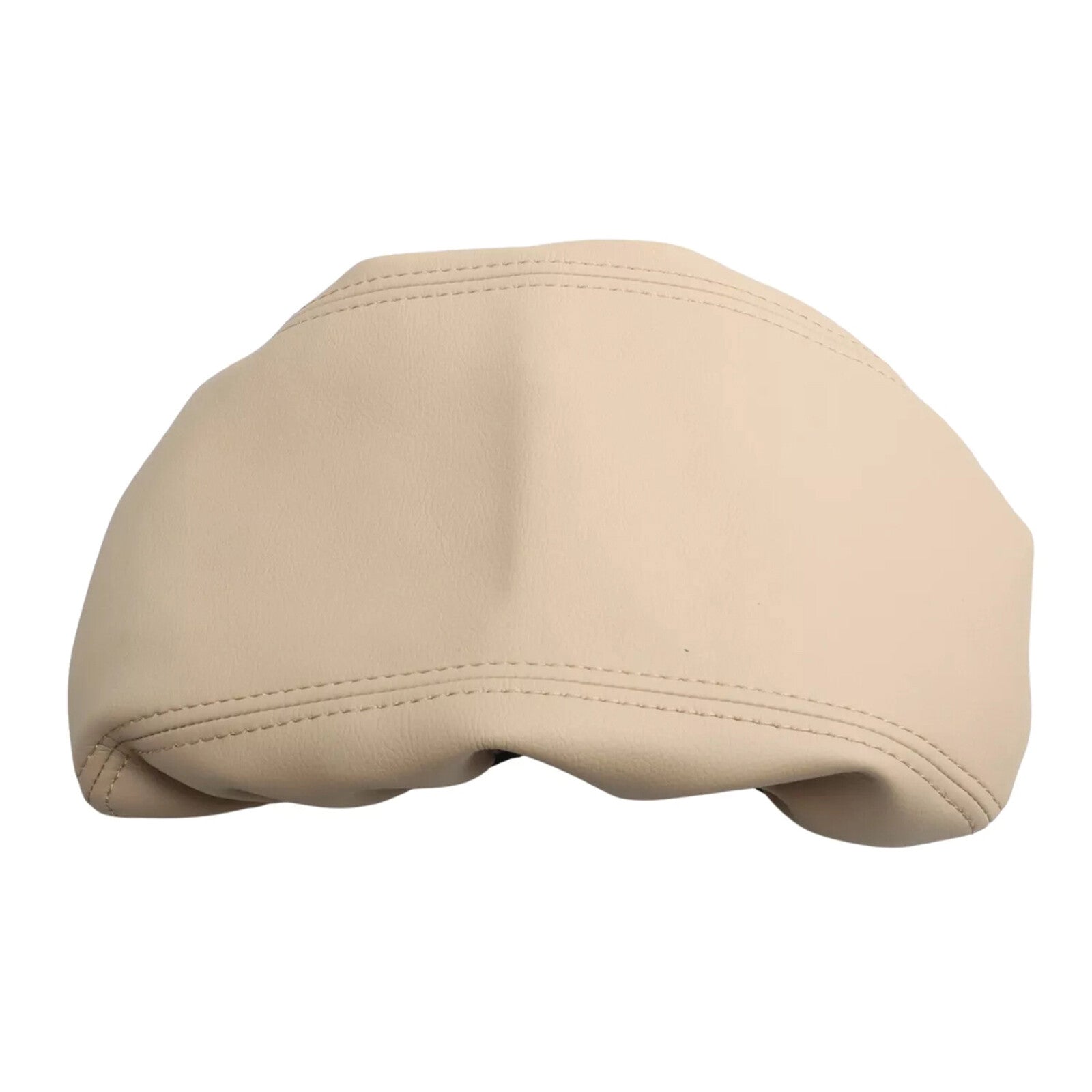 Beige Leather Car Center Console Lid Armrest Cover for Hyundai Sonata 2015-2019