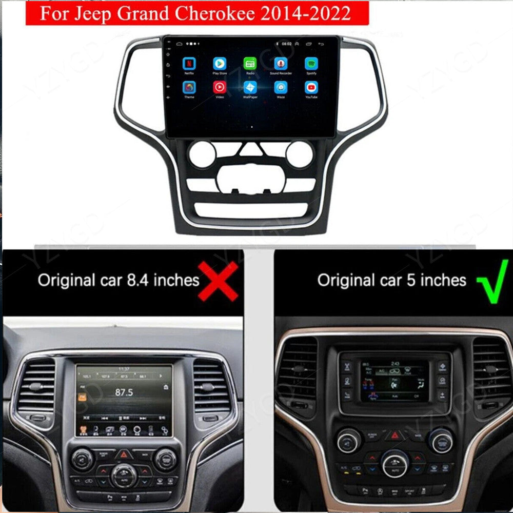 for Jeep for Grand Cherokee 2014-2022 Android 14 Carplay Car Radio GPS Stereo Screen