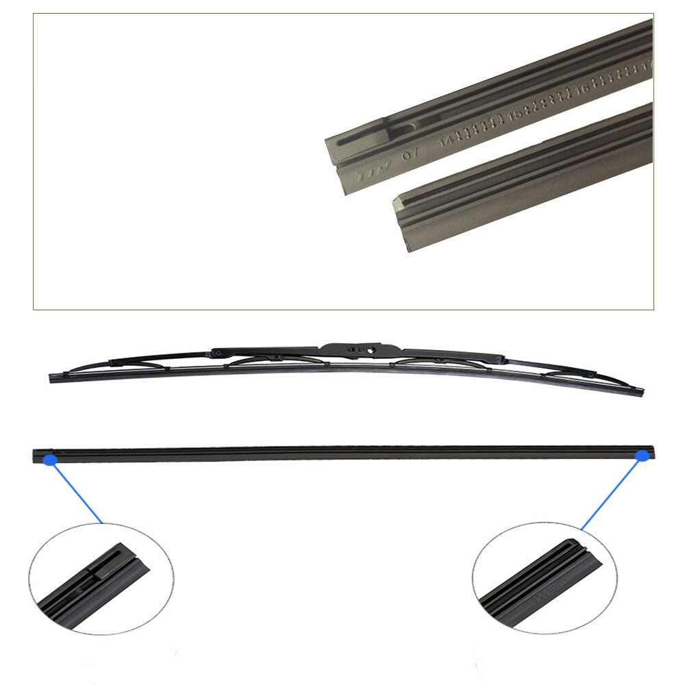 4-Pack 15-inch Car Frame Windshield Scraper Replacement Strips