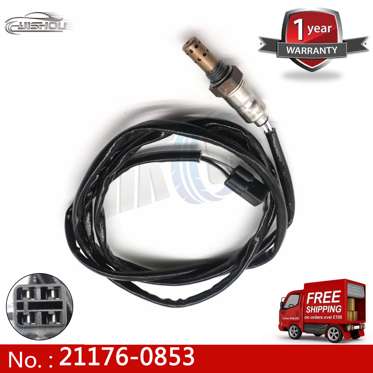 21176-0853 O2 Oxygen sensor suitable for Kawasaki 650 EX650 EX400 Z650 21176-0824
