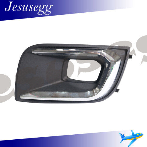 Front Left Bumper Foglight Bezel Cover Chrome Trim Fits for Toyota Sequoia 2018-2021