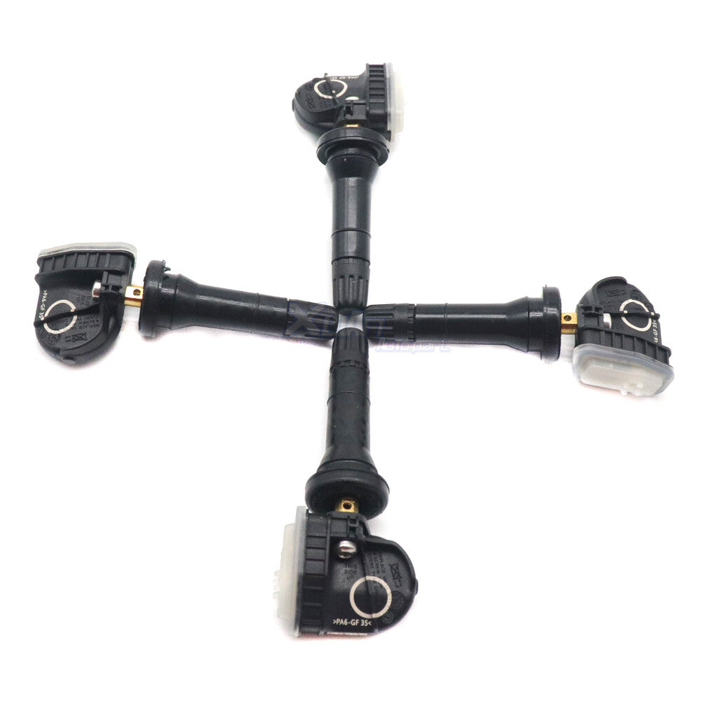 The all-new F2GT-1A180-AB 4-piece TPMS tire pressure sensor set is suitable for Ford F-150 Edge for Mustang US.