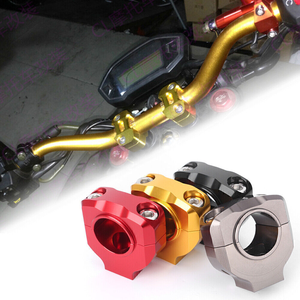 CNC 28.6mm/1.12 Fat Riser Handle Bar Handlebar Clamp 4 Color Universal Motobike