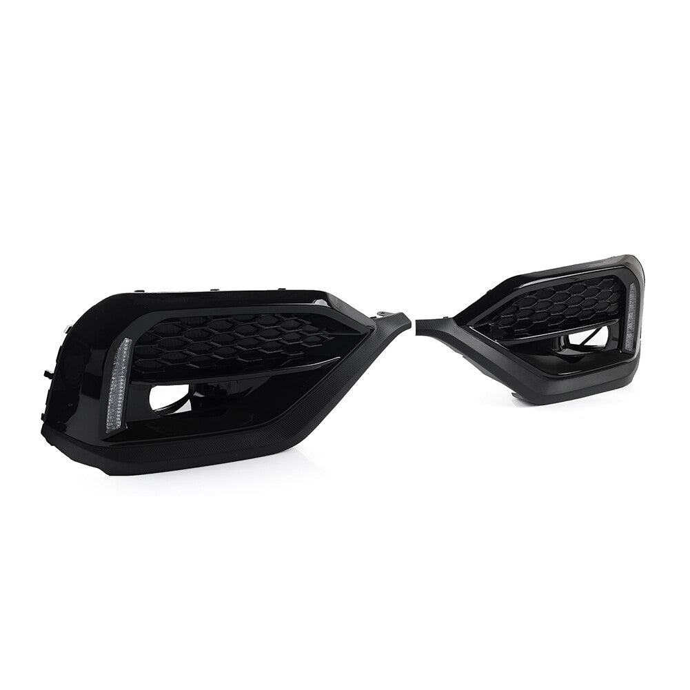 Dynamic LED Turn Signal DRL Fog Lights Bezel Kit for Subaru WRX STI 4Door Sedan