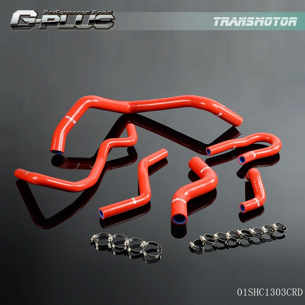 Suitable for Honda for Civic 1.6L SOHC D15 D16 EG EK 92 - 00 Red silicone radiator hose