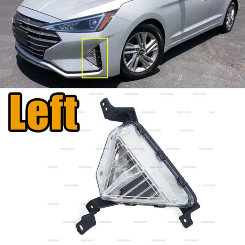 Left Front Bumper Fog Light Driver Light for Hyundai for Elantra Sedan 2019-2020