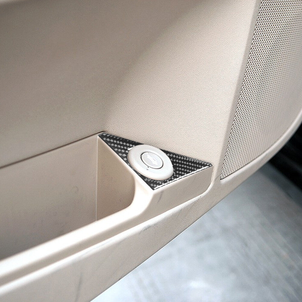 Carbon Fiber Interior Trunk Release Switch Cover Trim for Cadillac CTS 2003-2007