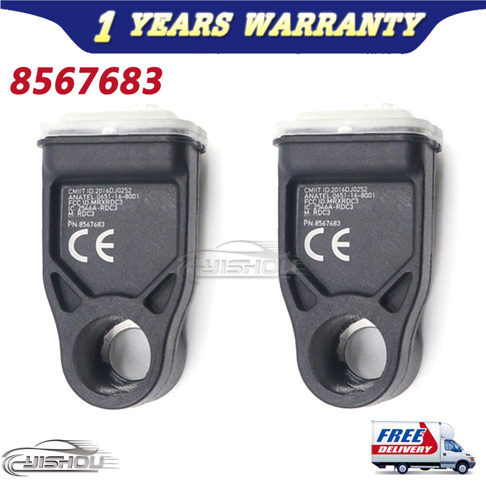 2x New 8567683 TPMS Tire Pressure Monitoring Sensor for BMW Motorcycle R 1200 GS