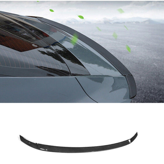 for Hyundai for Elantra 2021-2023 Style Carbon Fiber Spoiler Tail Trunk Lip Wing Bar