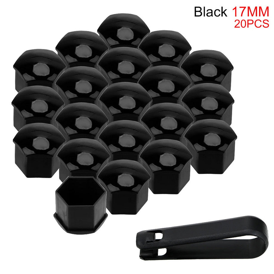 Car wheel nut cover, hub bolt protection cover, bolt black for Chevrolet