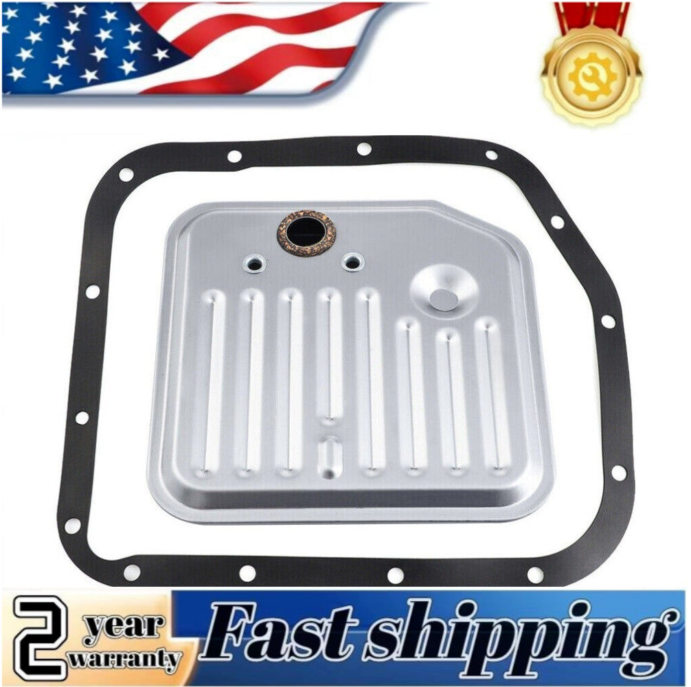 Automotive transmission oil filter and disc gasket suitable for Dodge Dakota and for Jeep Grand Cherokee