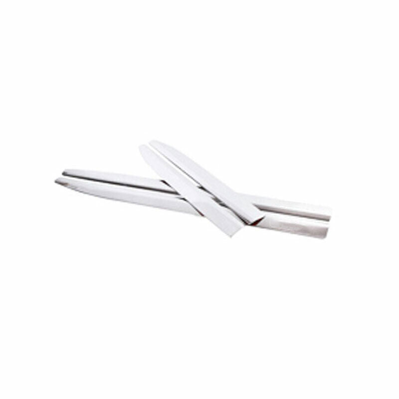 4PCS Chrome Door Body Side Molding Cover Trim for Nissan Armada Patrol Y62 17-20