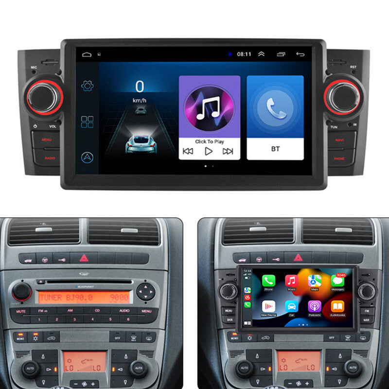 Android 10 Car Radio GPS Navi Multimedia Play for Fiat Grande Punto Linea 07-12