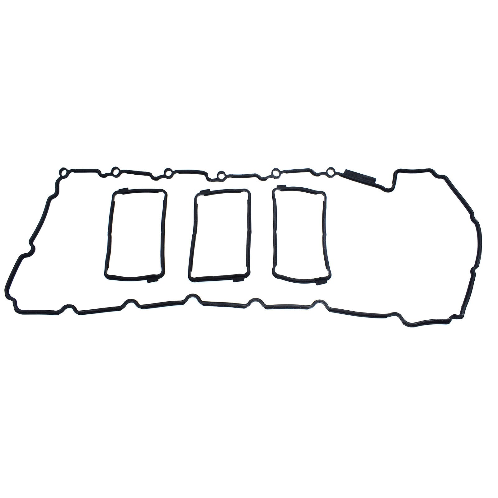 Valve cover gasket 11127587804 is suitable for BMW 640i, 535i, 435i, 335i, X1, X3, X4, X5, X6, M3, and M4.