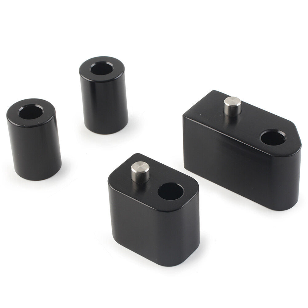 1-1/4 Driver Floorboard Spacer Extension Fit for Harley Street Tri Glide Black