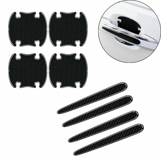 8x Car Door Handle Bowl Anti-Scratch Protection Film Sticker Moulding Strip