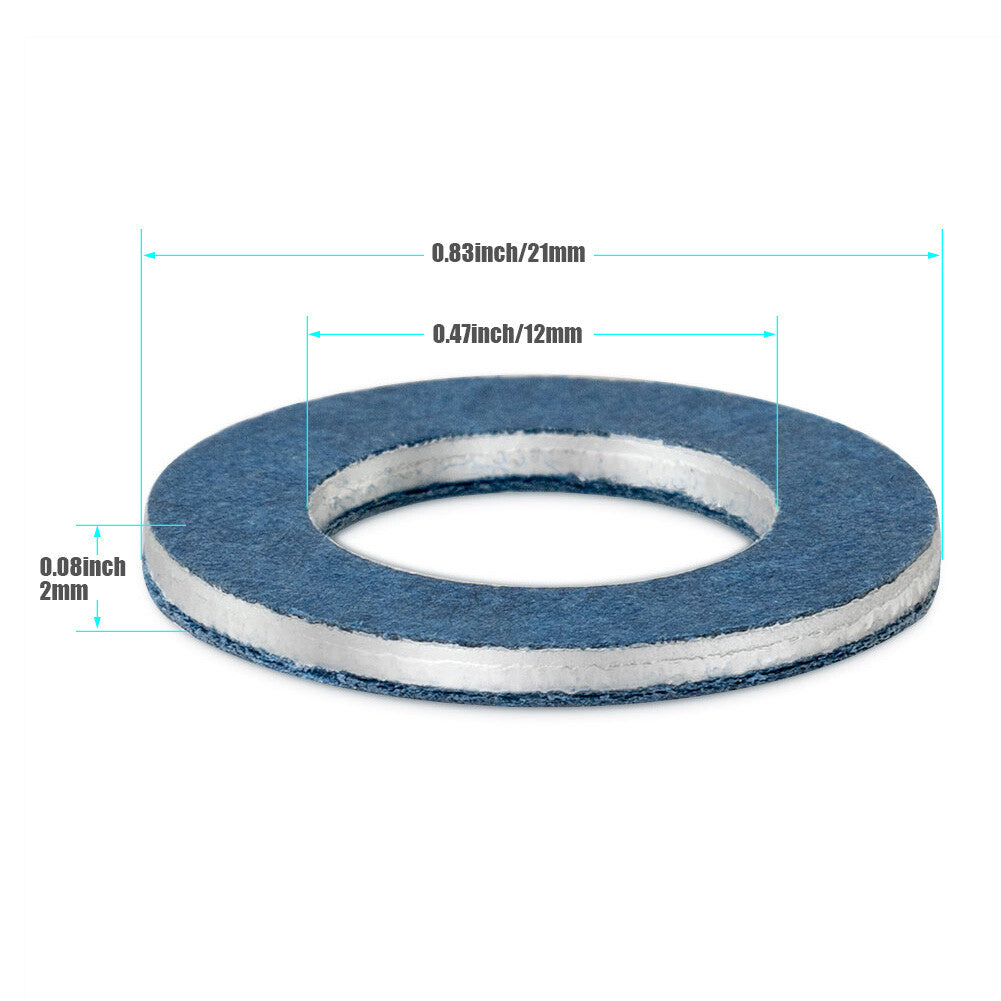 100x12mm Oil Drain Plug Washer Gasket 90430-12031 for Toyota for Avalon for Lexus for Scion