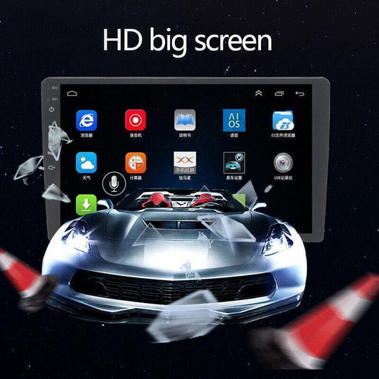 9Single Din Navigation DVD Video TV WiFi/3G/4G Android 8.1 Car Stereo Radio GPS