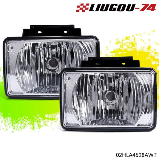 A pair of crash-resistant fog lights fit 2004-2012 for Chevrolet Colorado for GMC for Canyon pickups.