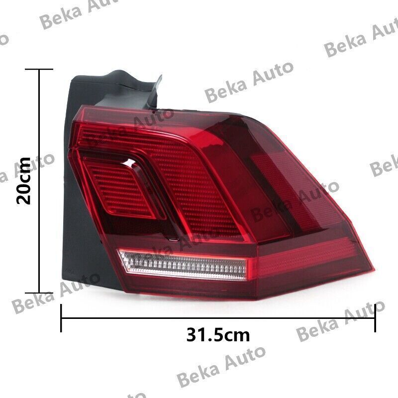 Outside Rear Tail Light Lamp Right for VW for Volkswagen for Tiguan 2017 2018-2021