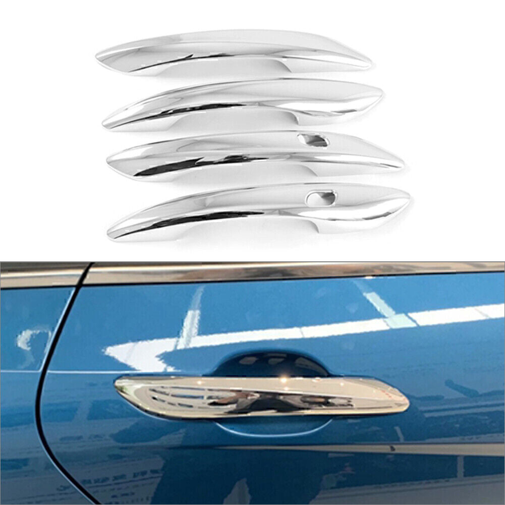4x ABS Car Exterior Side Door Handle Cover Trim Fit for Hyundai for Elantra 2021 Silver