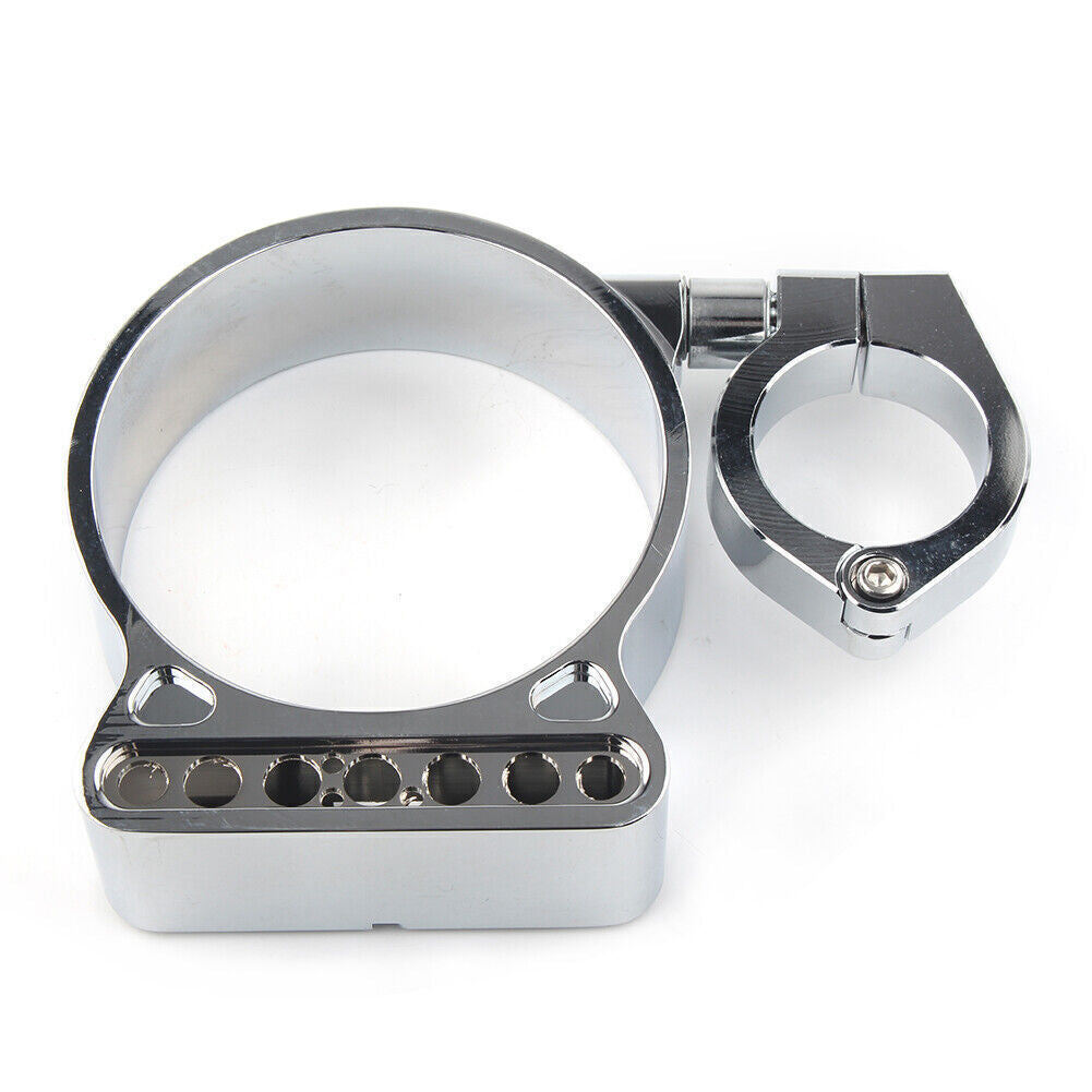 39mm/16 Side Mount Speedo Relocation Bracket for Harley Sportster 04-14 Chrome