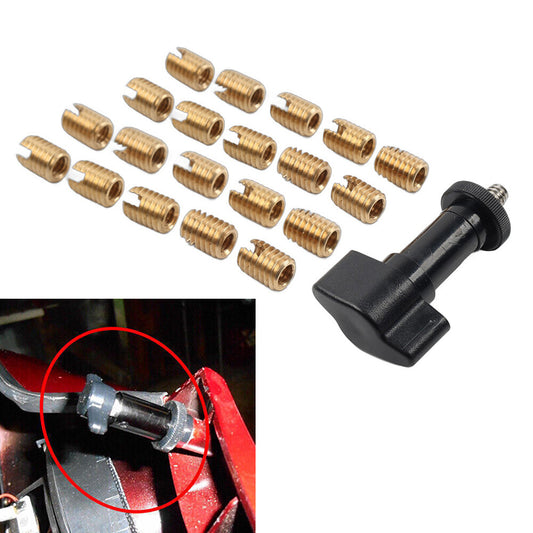 20pcs Batwing Fairing Brass Thread Inserts Repair Kit For Touring 97-13