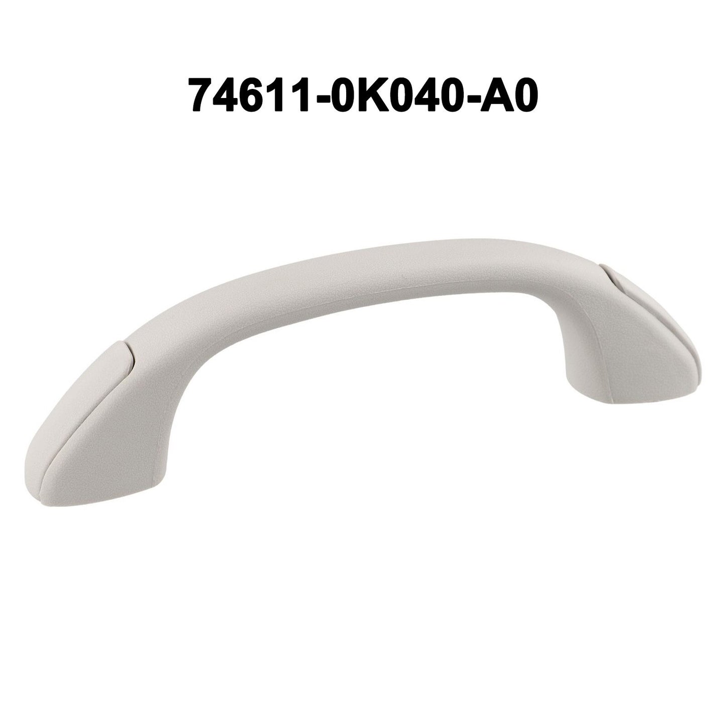 Easy-to-install car interior roof handle trim for Toyota Hilux, grey.