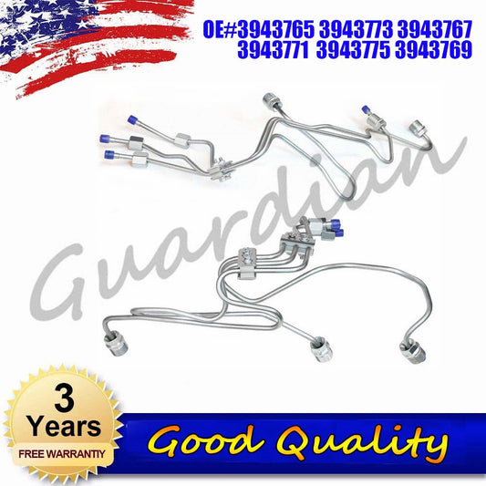 1 set Fuel Injector Lines For Engines w/ VP44 Pump 1998.5©\2002 24V 5.9l