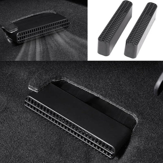ABS Black Anti-Blocking Cover for Seat Air Outlet Vent for Toyota Highlander 20-2024
