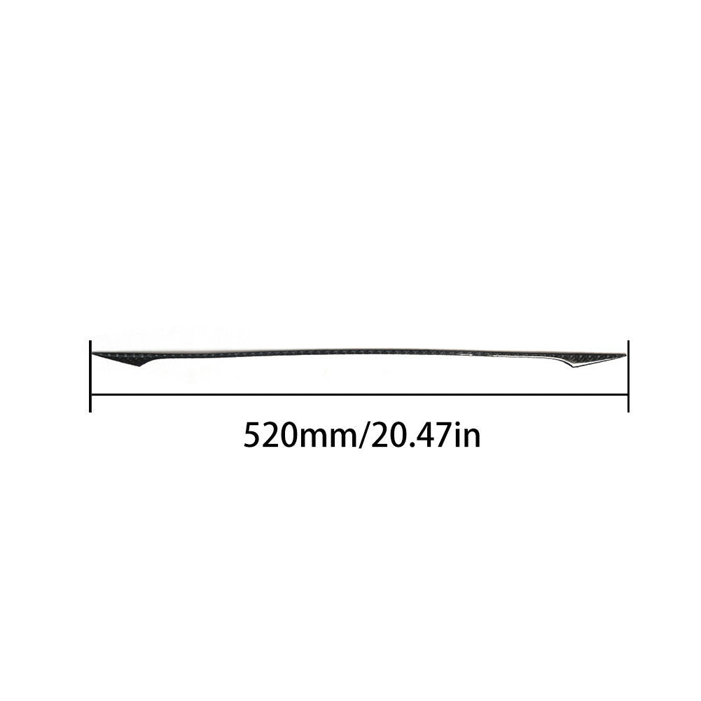 Carbon Fiber Center Display Decorative Cover Trim for Toyota for Camry 2007-2011