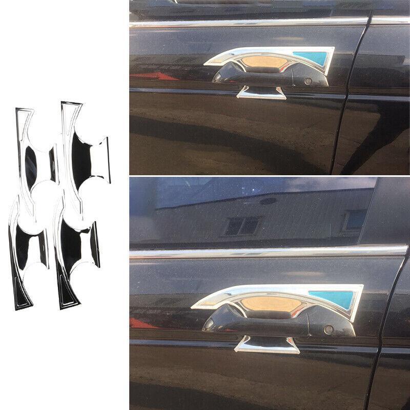 Fit for Honda Accord 2008-2013 Outside Door Bowl Cup Cover Trim Steel Chrome 4PC