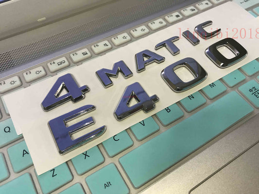 2018 E400 4 MATIC Rear Trunk Emblem Decal Badge FOR AMG NEW