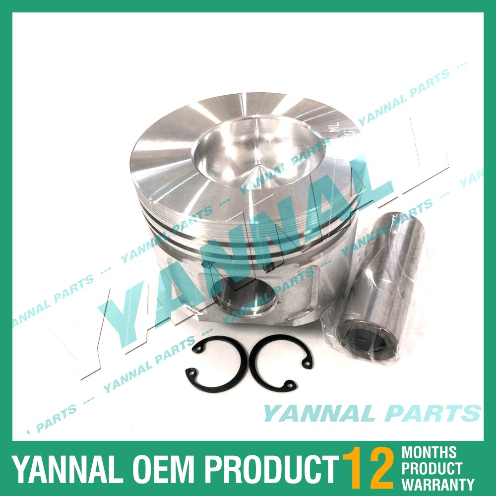 3 spare parts for Yanmar piston kits + 0.5 mm 3TNV82A engine