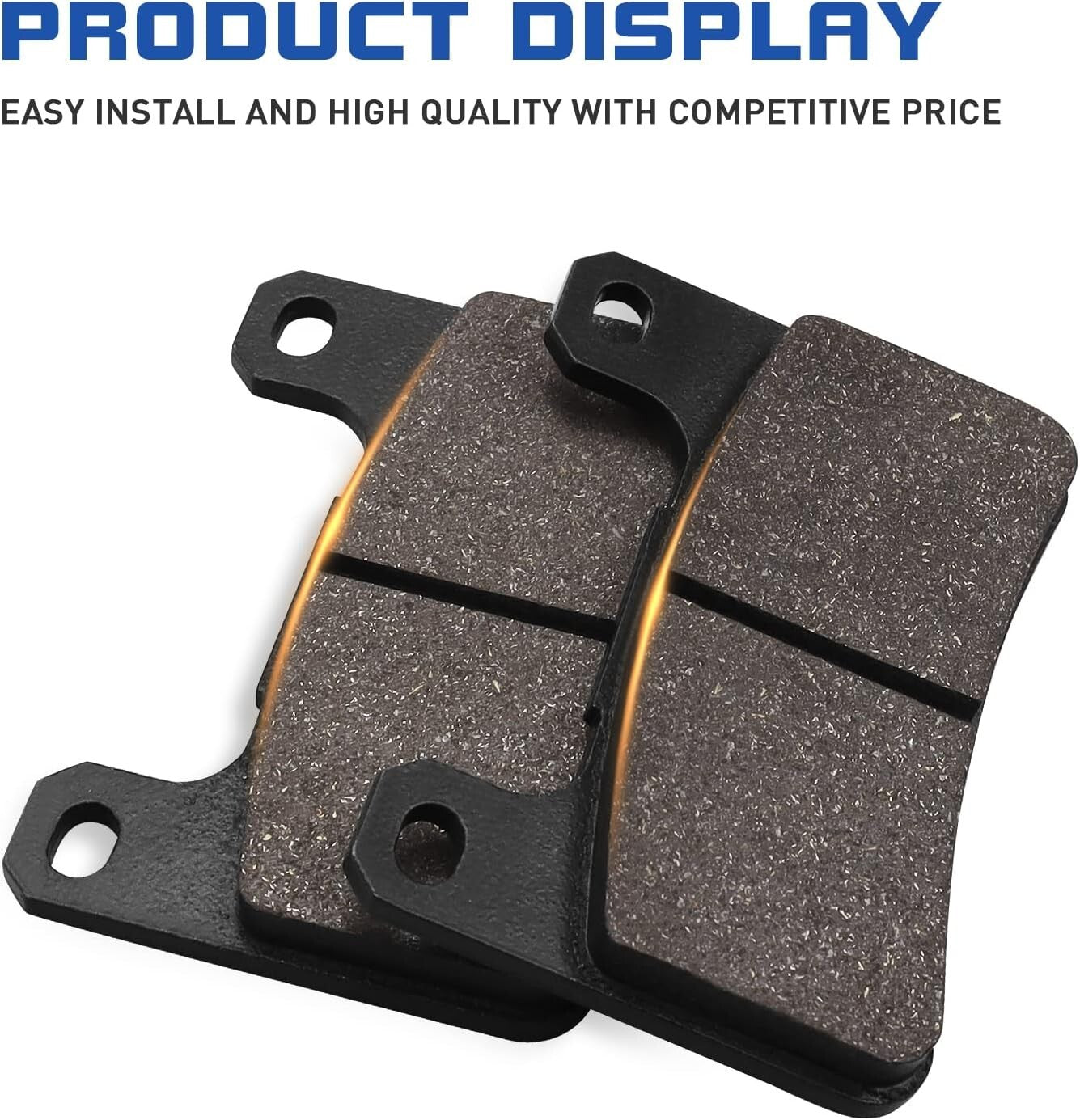 Front Rear Semi-Metallic Brake Pads for Kawasaki ZX1002 H2 SX SE 2018 2019