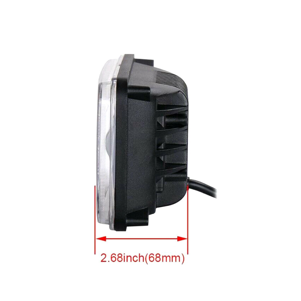 Fits for Mustang Electra LeSabre LED Headlight Hi-Lo Beam DRL Turn Single Light