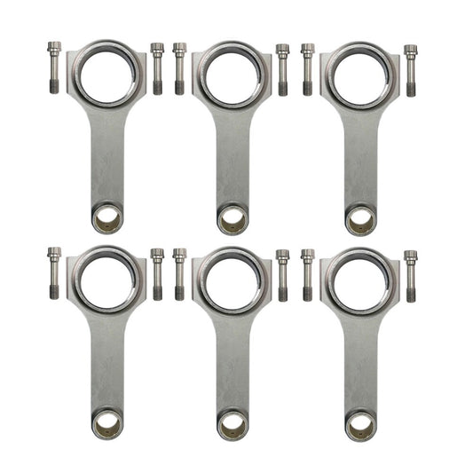 HIMYCAR CONNECTING RODS Forged 4340 H-BEAM Fits for Toyota Supra 2JZ 2JZ-GE 2JZ-GTE